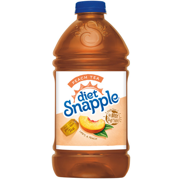 Diet Snapple Peach Tea (64 oz) | Beverage Universe