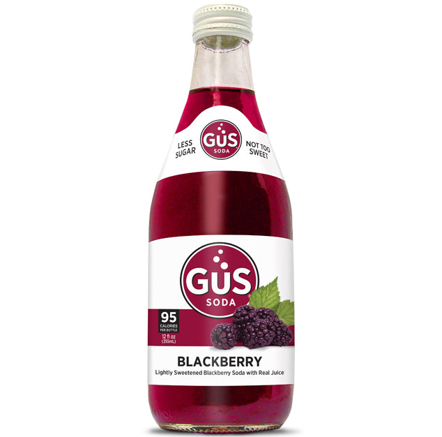 GUS Soda - Dry Blackberry - 12 oz (9 Glass Bottles)