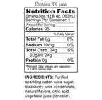 GUS Soda - Dry Blackberry - 12 oz (9 Glass Bottles)