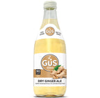 GUS Soda - Extra Dry Ginger Ale - 12 oz (6 Glass Bottles)