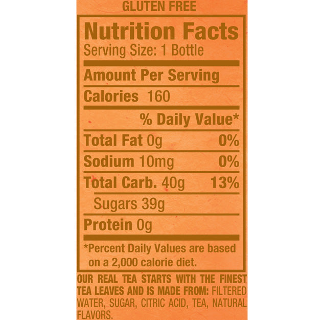 Snapple - Peach Tea - 16 oz (9 Plastic Bottles)