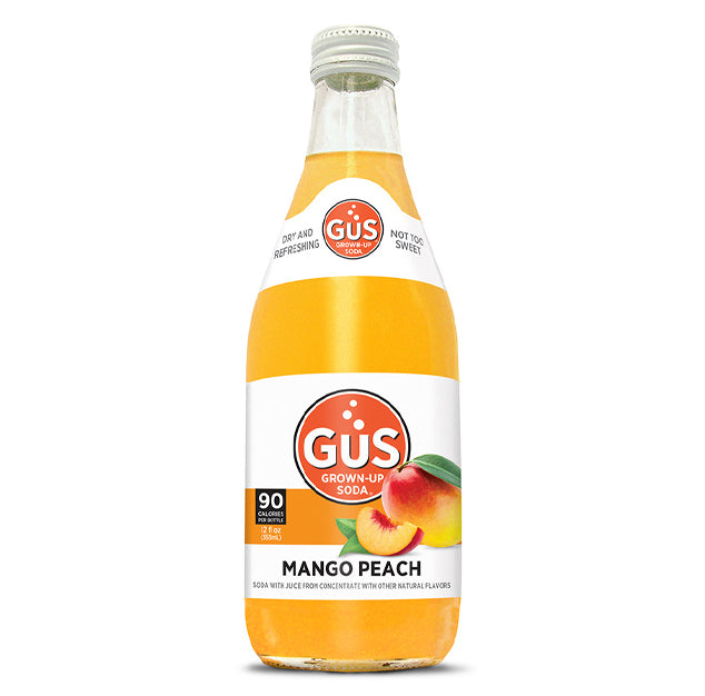 Gus Soda - Mango Peach - 12 oz (12 Glass Bottles)