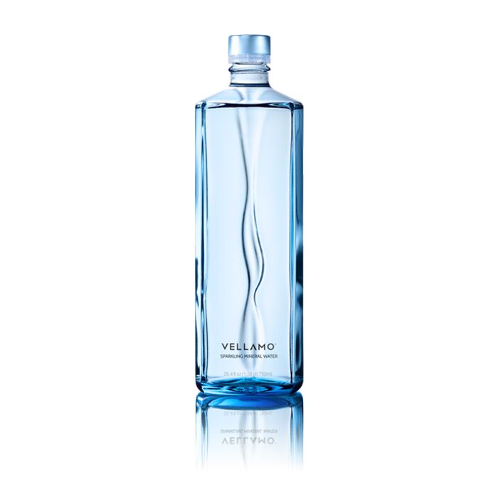 Water of the Month - Oct 2026 - Vellamo - Natural Mineral Water - Sparkling - 750 ml (3 Glass Bottles) Plus Free Gift