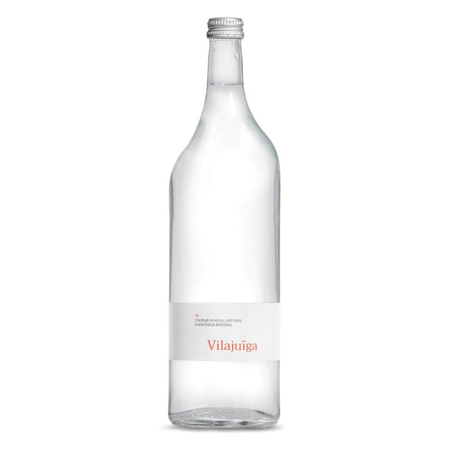 Vilajuiga - Naturally Carbonated Mineral Water (Without Added Carbon Dioxide) - 1 L (1 Glass Bottle)