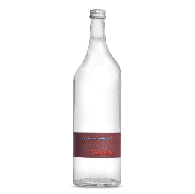 Vilajuiga - Carbonated Natural Mineral Water (Added Carbon Dioxide) - 1 L (1 Glass Bottle)