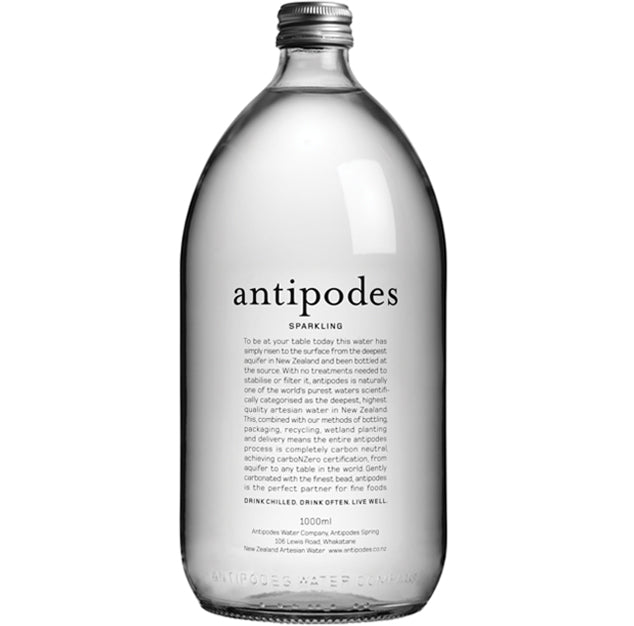 Antipodes - Sparkling Water - 1 L (6 Glass Bottles)