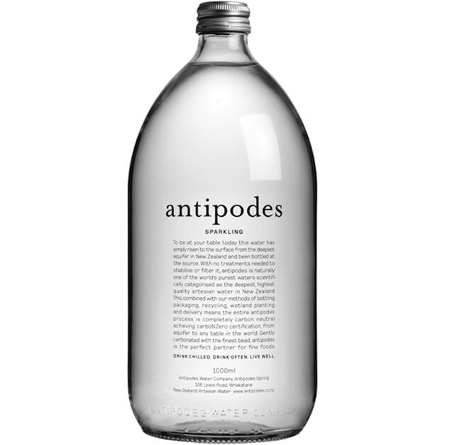 Antipodes - Sparkling Water - 1 L (12 Glass Bottles)