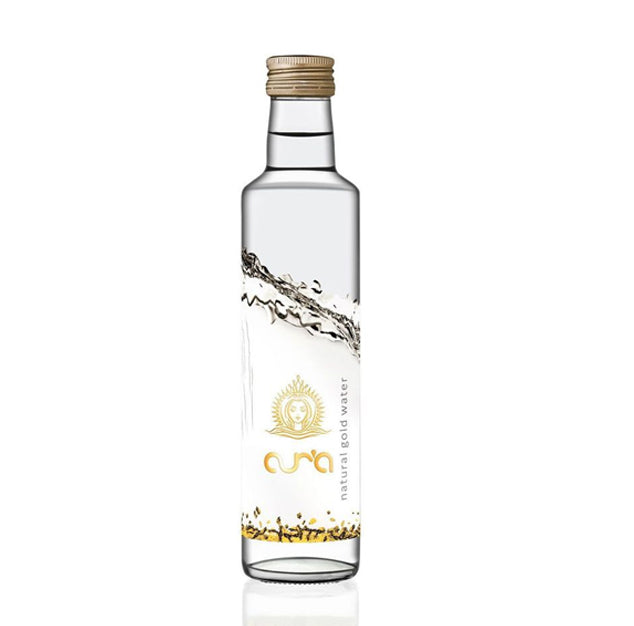 Aur'a - Natural Gold Water - 330 ml (1 Glass Bottle)