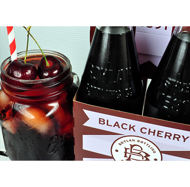 Boylan - Black Cherry - 12 oz (24 Glass Bottles)
