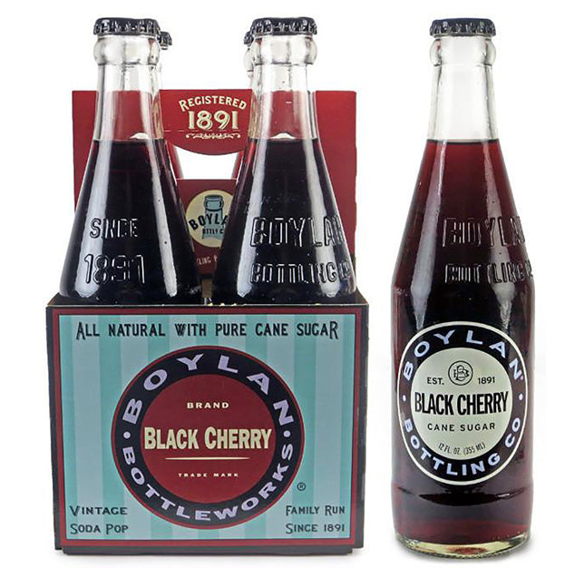Boylan - Black Cherry - 12 oz (24 Glass Bottles)