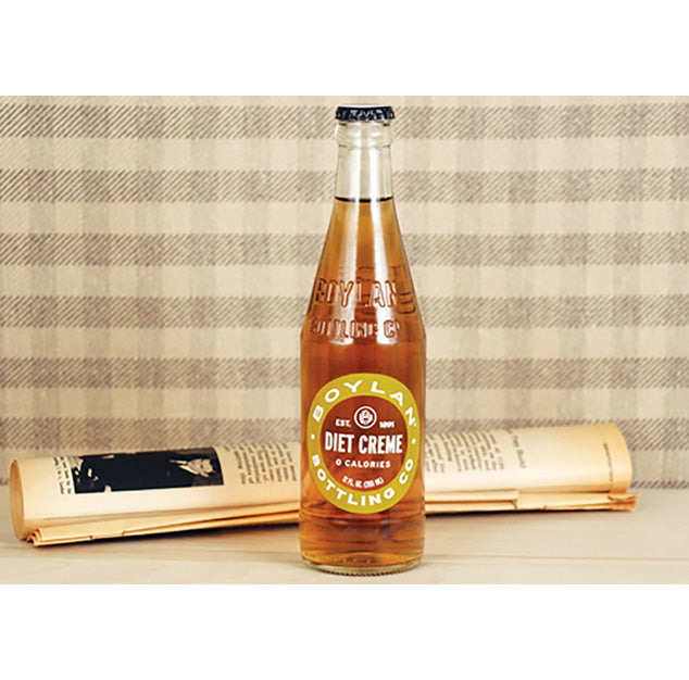 Boylan - Diet Creme - 12 oz (24 Glass Bottles)