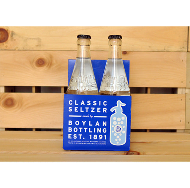 Boylan - Seltzer Classic - 12 oz (24 Glass Bottles)