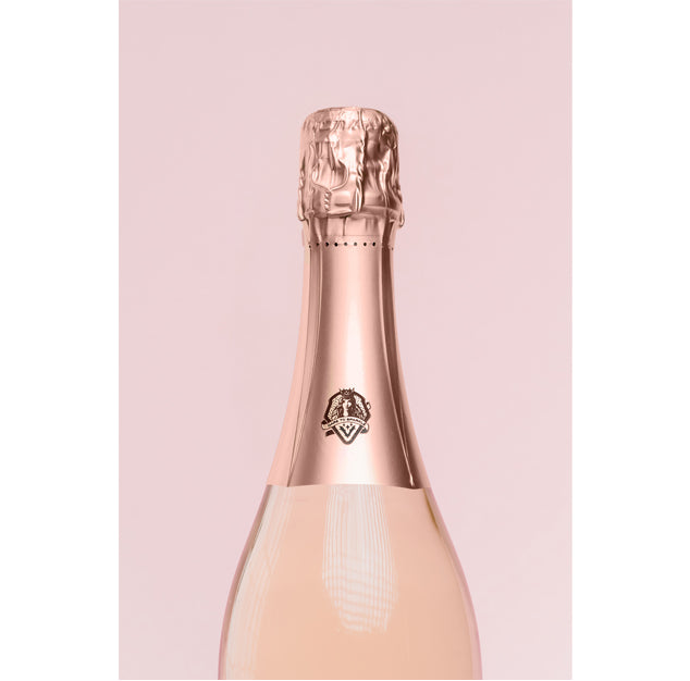 VINADA - Sparkling Rose - Zero Alcohol Wine - 750 mL (3 Glass Bottles)