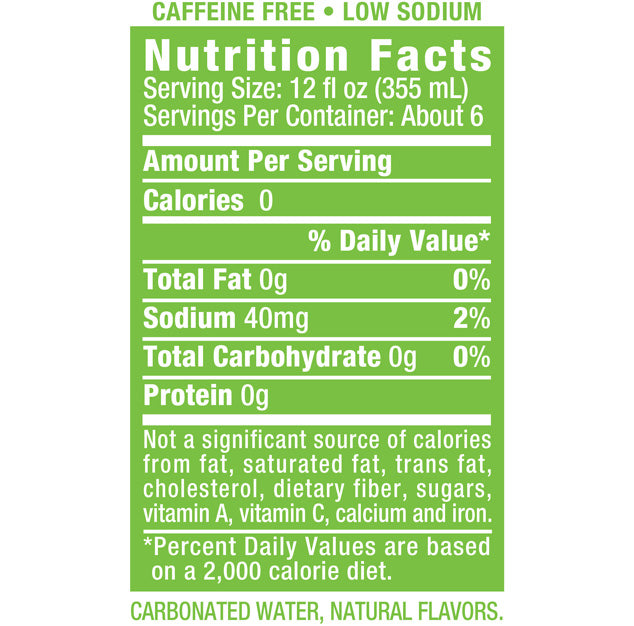Canada Dry - Sparkling Lemon Lime - 2 L (6 Plastic Bottles)