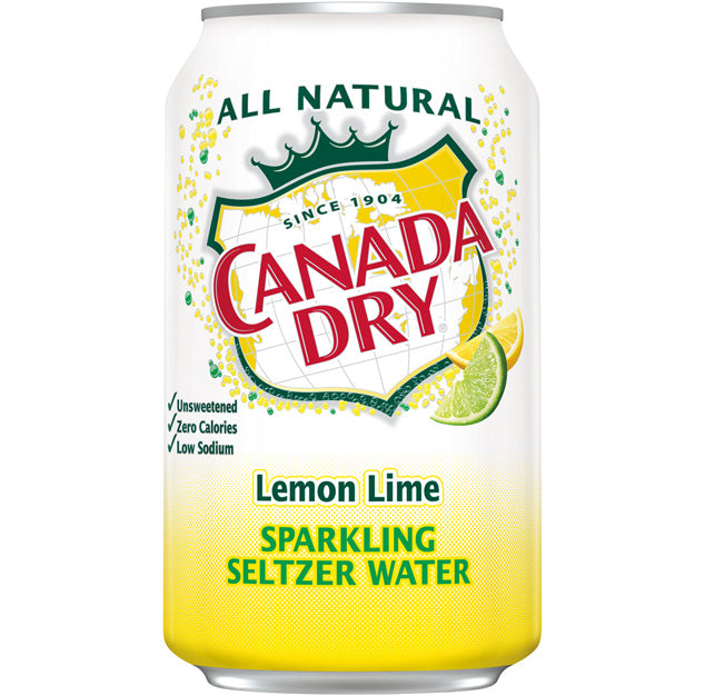 Canada Dry - Sparkling Lemon Lime - 12 oz (24 Cans)