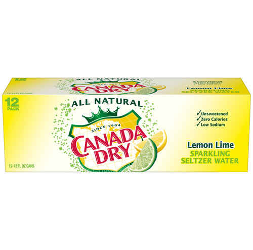 Canada Dry - Sparkling Lemon Lime - 12 oz (24 Cans)