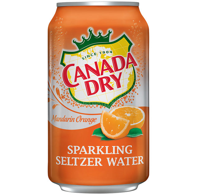 Canada Dry - Sparkling Mandarin Orange - 12 oz (24 Cans)