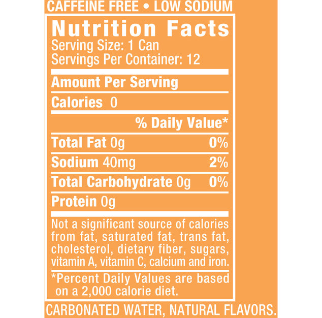 Canada Dry - Sparkling Mandarin Orange - 12 oz (24 Cans)