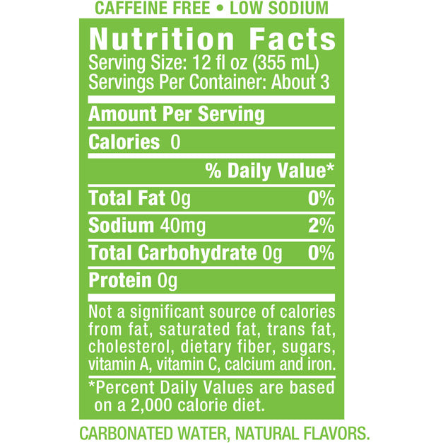 Canada Dry - Sparkling Lemon Lime - 1 L (12 Plastic Bottles)