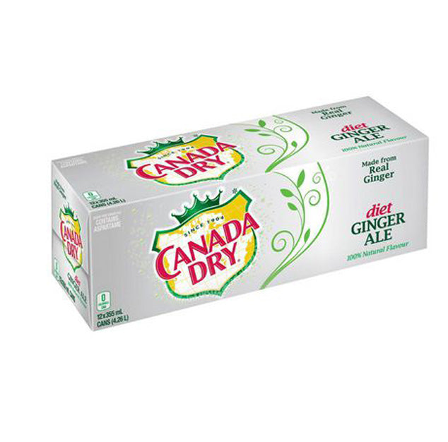 Canada Dry - Diet Ginger Ale - 12 oz (24 Cans)