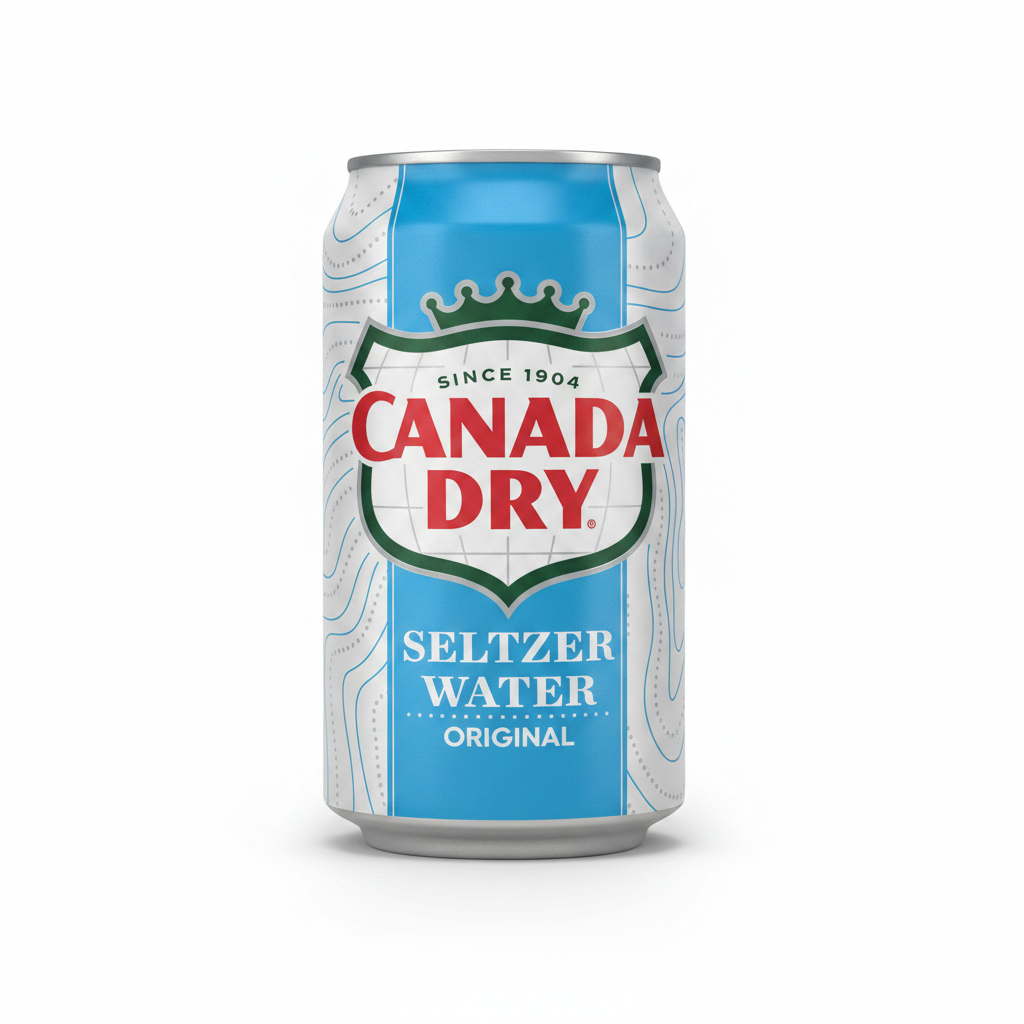 Canada Dry - Seltzer Water Original - 12 oz (24 Cans)