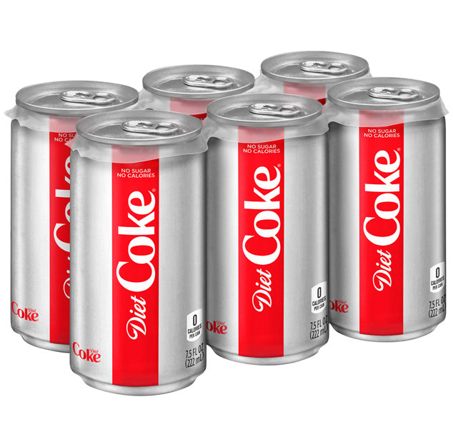 Coke - Diet - 7.5 oz (24 Cans)
