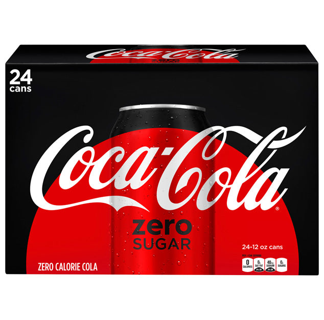 Coke - Zero - 12 oz (24 Cans)