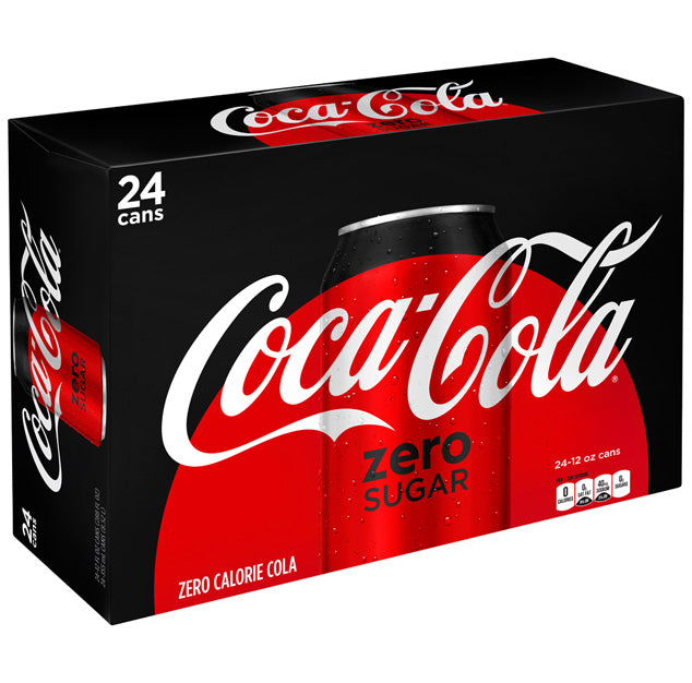 Coke - Zero - 12 oz (24 Cans)