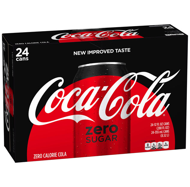 Coke - Zero - 12 oz (24 Cans)