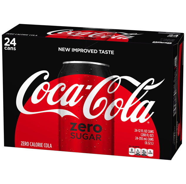 Coke - Zero - 12 oz (24 Cans)
