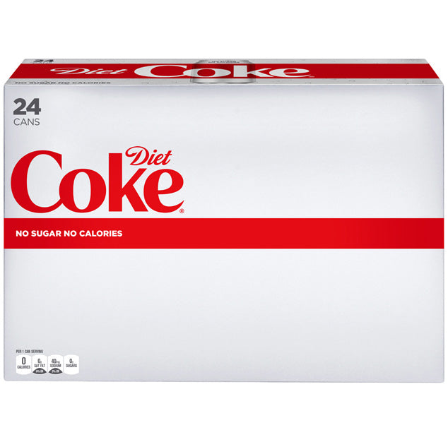 Coke - Diet - 12 oz (24 Cans)