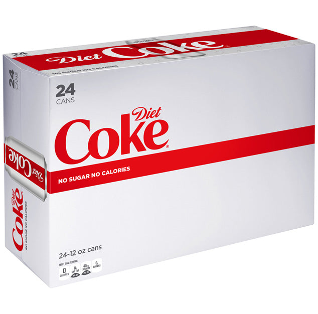 Coke - Diet - 12 oz (24 Cans)