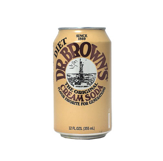 Dr. Browns - Diet Cream Soda - 12 oz (9 Cans)