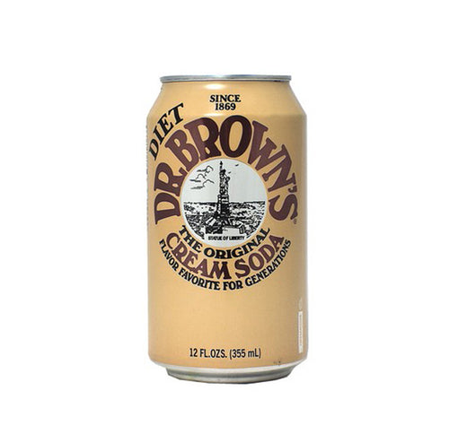 Dr. Browns - Diet Cream Soda - 12 oz (24 Cans)