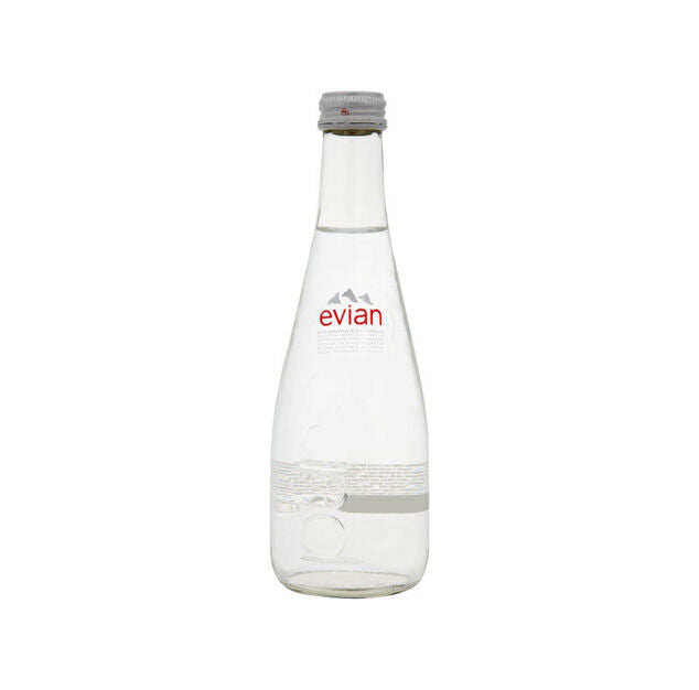 Evian - Spring Water - 330 ml (10 Glass Bottles)