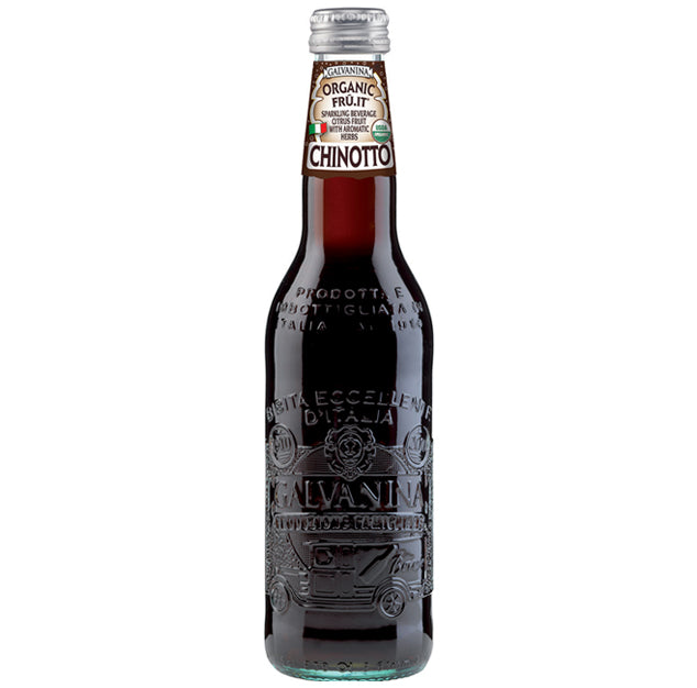 Galvanina - Organic Italian Soda Chinotto - 12 oz (12 Glass Bottles)