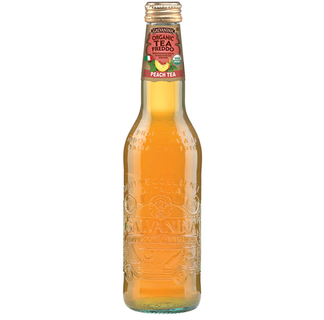 Galvanina - Organic Italian Peach Tea - 12 oz (12 Glass Bottles)