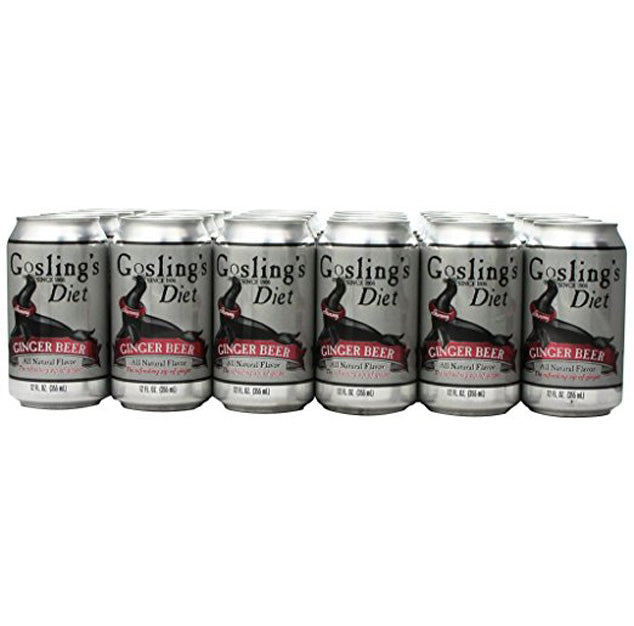 Goslings - Diet Ginger Beer - 12 oz (24 Cans)