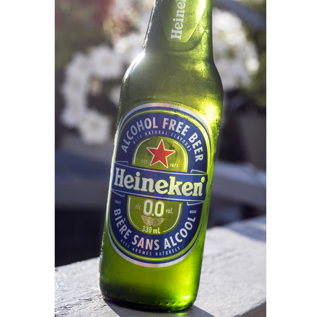 Heineken - Zero - Non Alcoholic Beer - 11.2 oz (12 Glass Bottles)