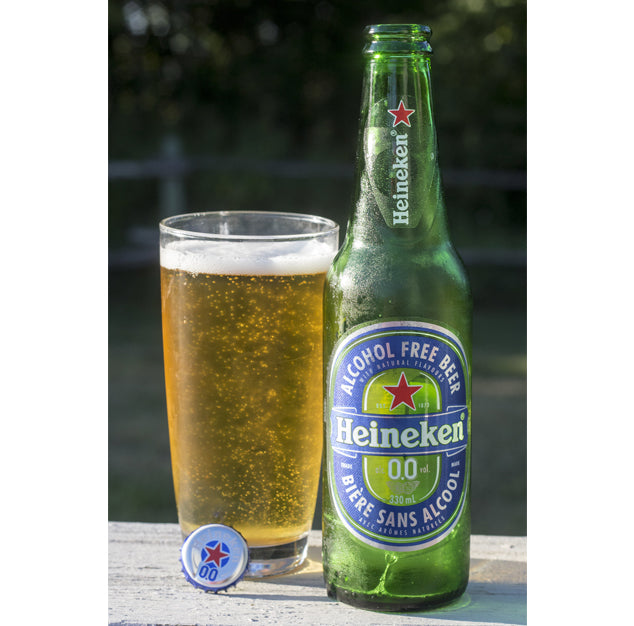 Heineken - Zero Non Alcoholic - 11.2 oz (24 Glass Bottles)