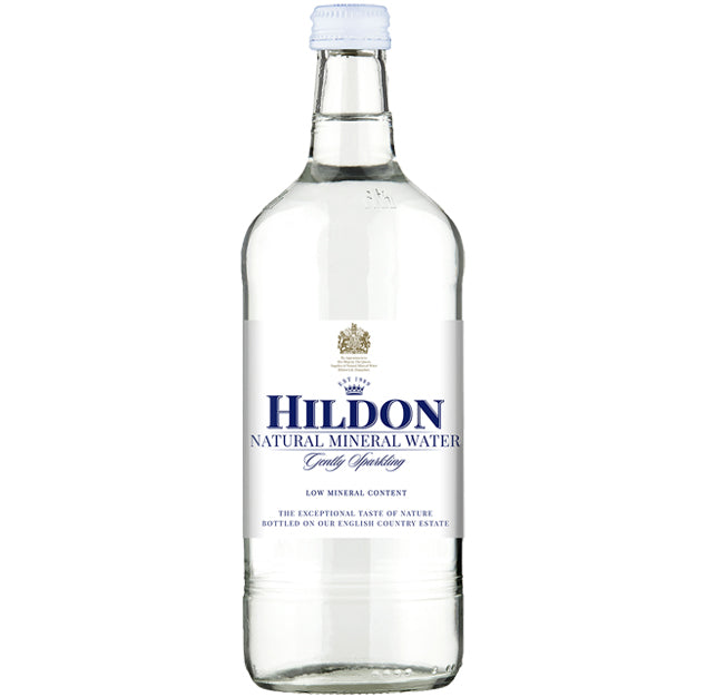 Hildon - Gently Sparkling Mineral Water - 25.4oz (6 Glass Bottles)