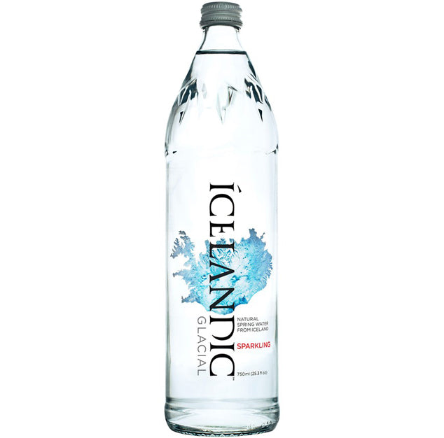 Icelandic Glacial - Sparkling Water - 750 ml (1 Glass Bottle)
