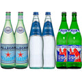 Assorted Variety Packs - Italian Sparkling Water - (750ml to 1 L) (6 Glass Bottles)
