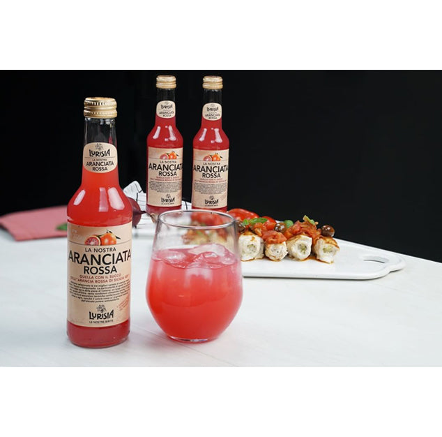 Lurisia - Aranciata Rossa - 275 ml (12 Glass Bottles)