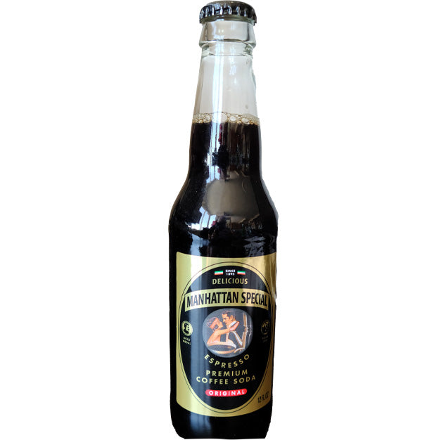 Manhattan Special - Premium Coffee Soda - 12 oz (24 Glass Bottles)