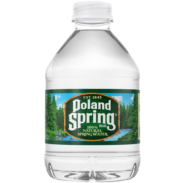 Poland Spring - Spring Water - 8 oz (48 Plastic Bottles)