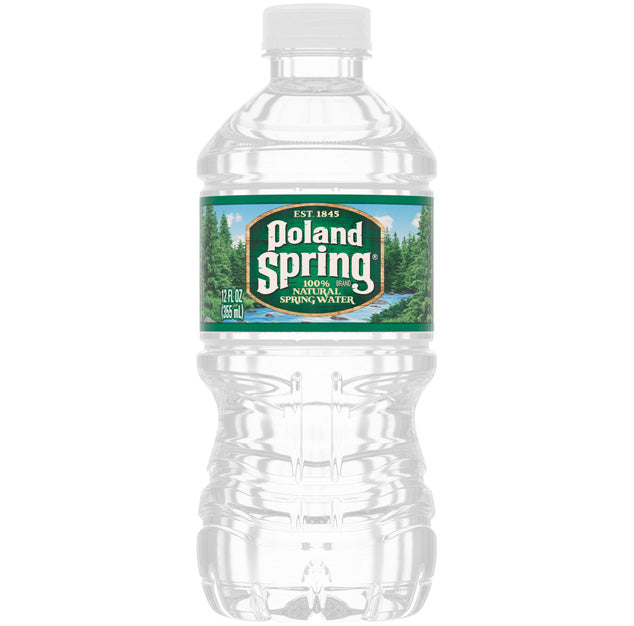 Poland Spring - Spring Water - 12 oz (24 Plastic Bottles)