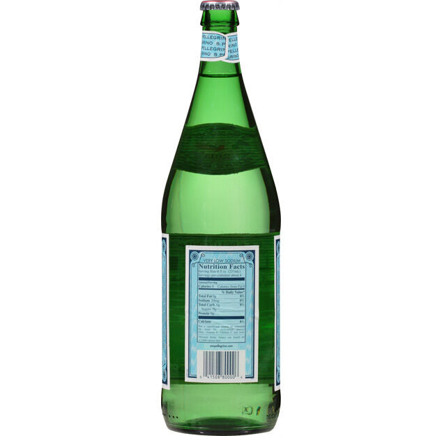 San Pellegrino - Sparkling Water - 1 L (12 Glass Bottles)