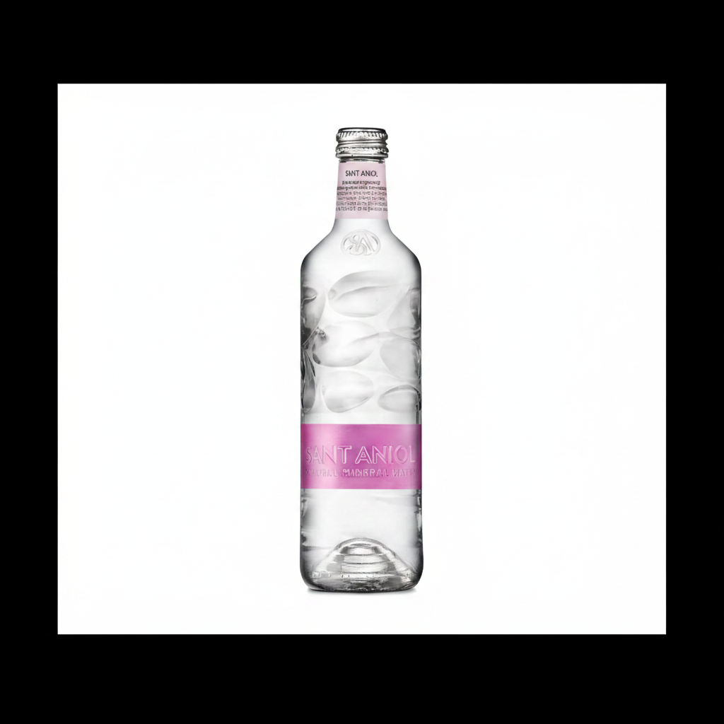 Sant Aniol - Volcanic Origin - Sparkling Natural Mineral Water - 500 ml (10 Glass Bottles)