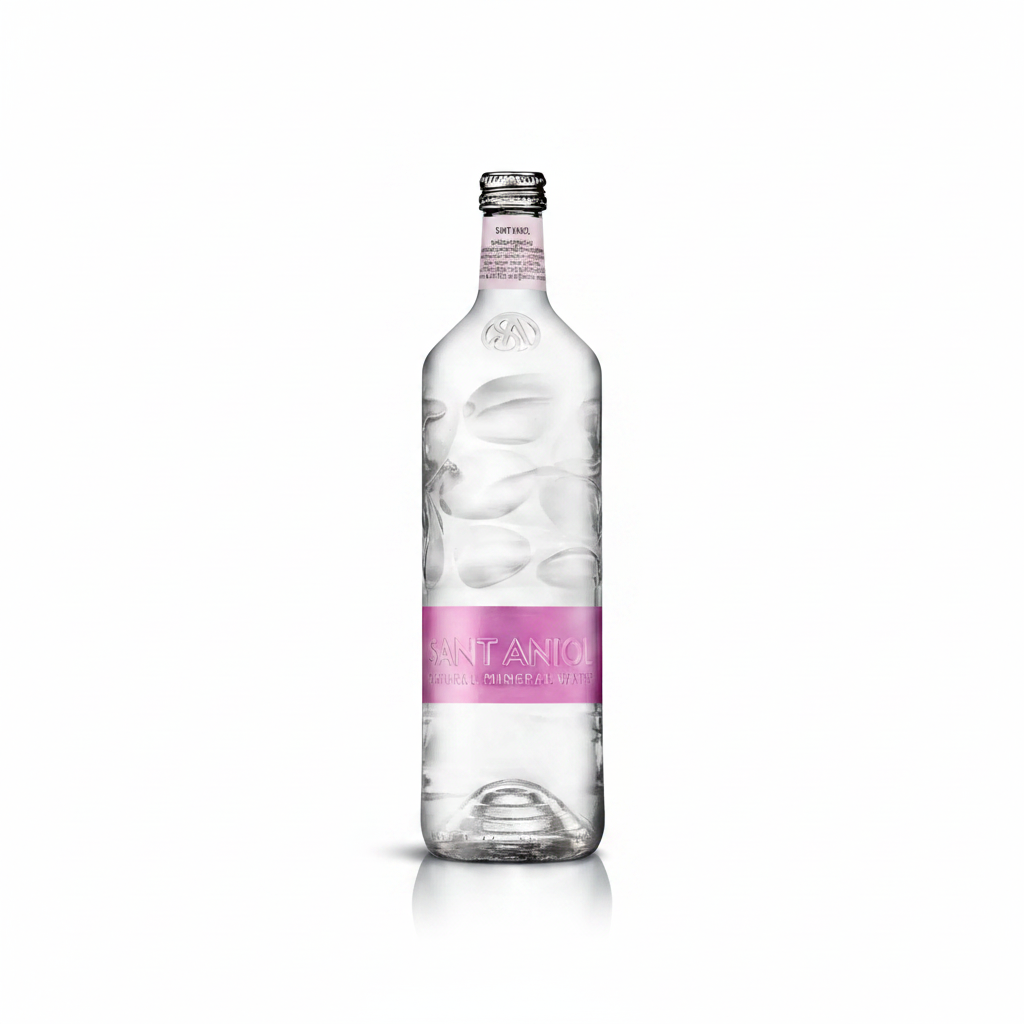 Sant Aniol - Volcanic Origin - Sparkling Natural Mineral Water - 750 ml (6 Glass Bottles)